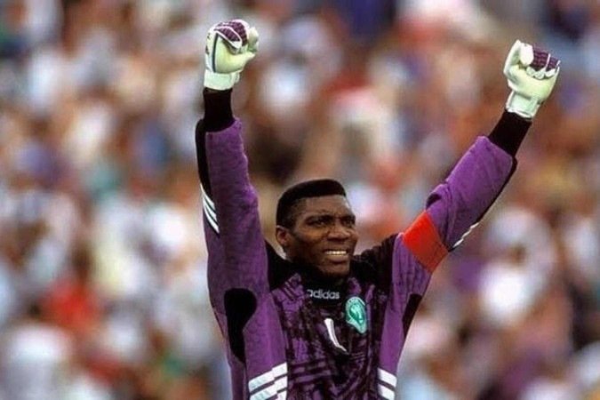 Rufai disputou duas Copas do Mundo pela Nigéria - (crédito: Foto: Arquivo Pessoal ) Rufai disputou duas Copas do Mundo pela Nigéria - (crédito: Foto: Arquivo Pessoal )
