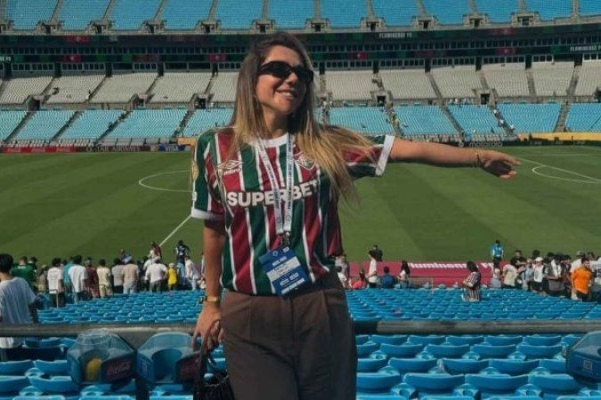 Carol Portaluppi se tornou um amuleto da sorte para o Fluminense em sua trajetória no Mundial de Clubes - (crédito: Foto: Reprodução / Instagram) Carol Portaluppi se tornou um amuleto da sorte para o Fluminense em sua trajetória no Mundial de Clubes - (crédito: Foto: Reprodução / Instagram)