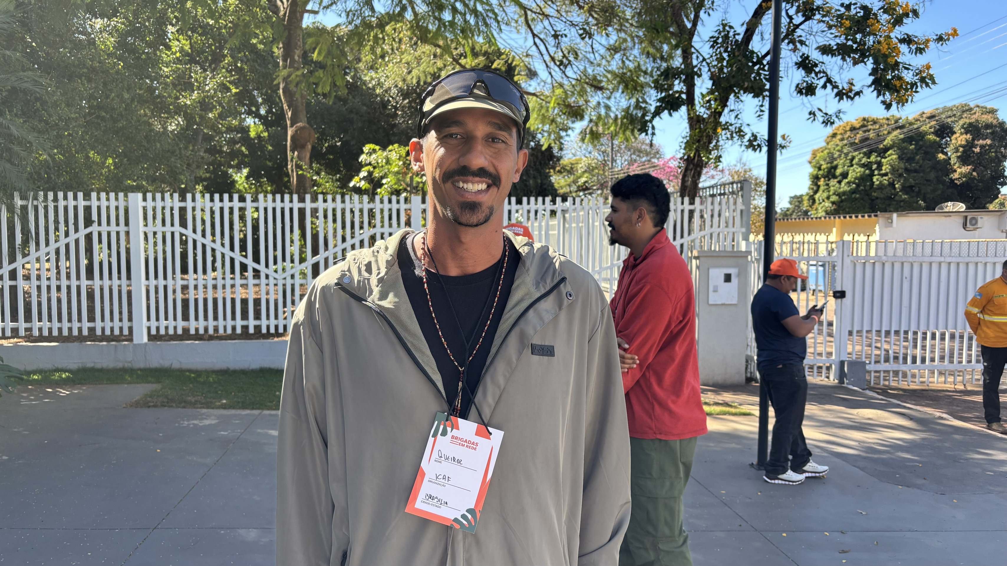 Lucas Queiroz é voluntário da brigada Cafuringa