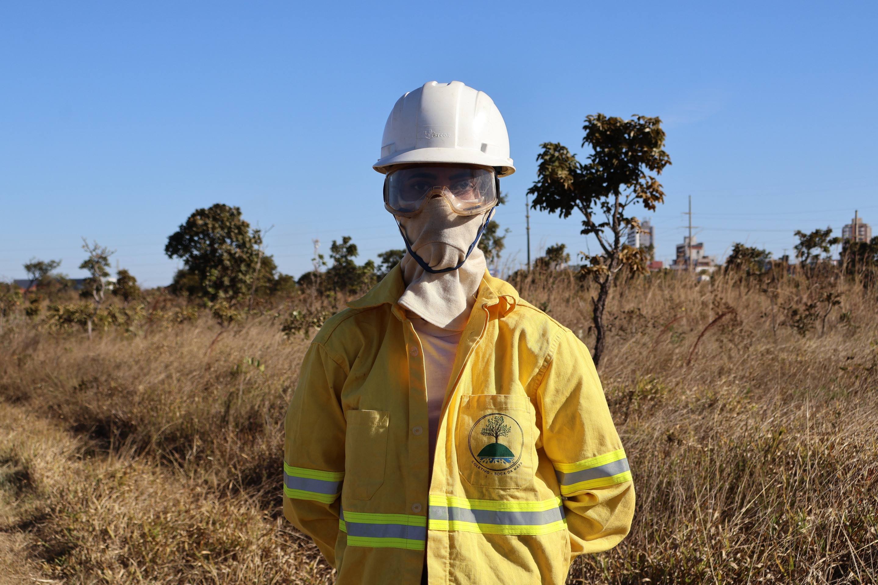  03/07/2025 Bruna Gaston CB/DA Press. Brigadista voluntária Raquel Noronha, Parque Boca da Mata       
