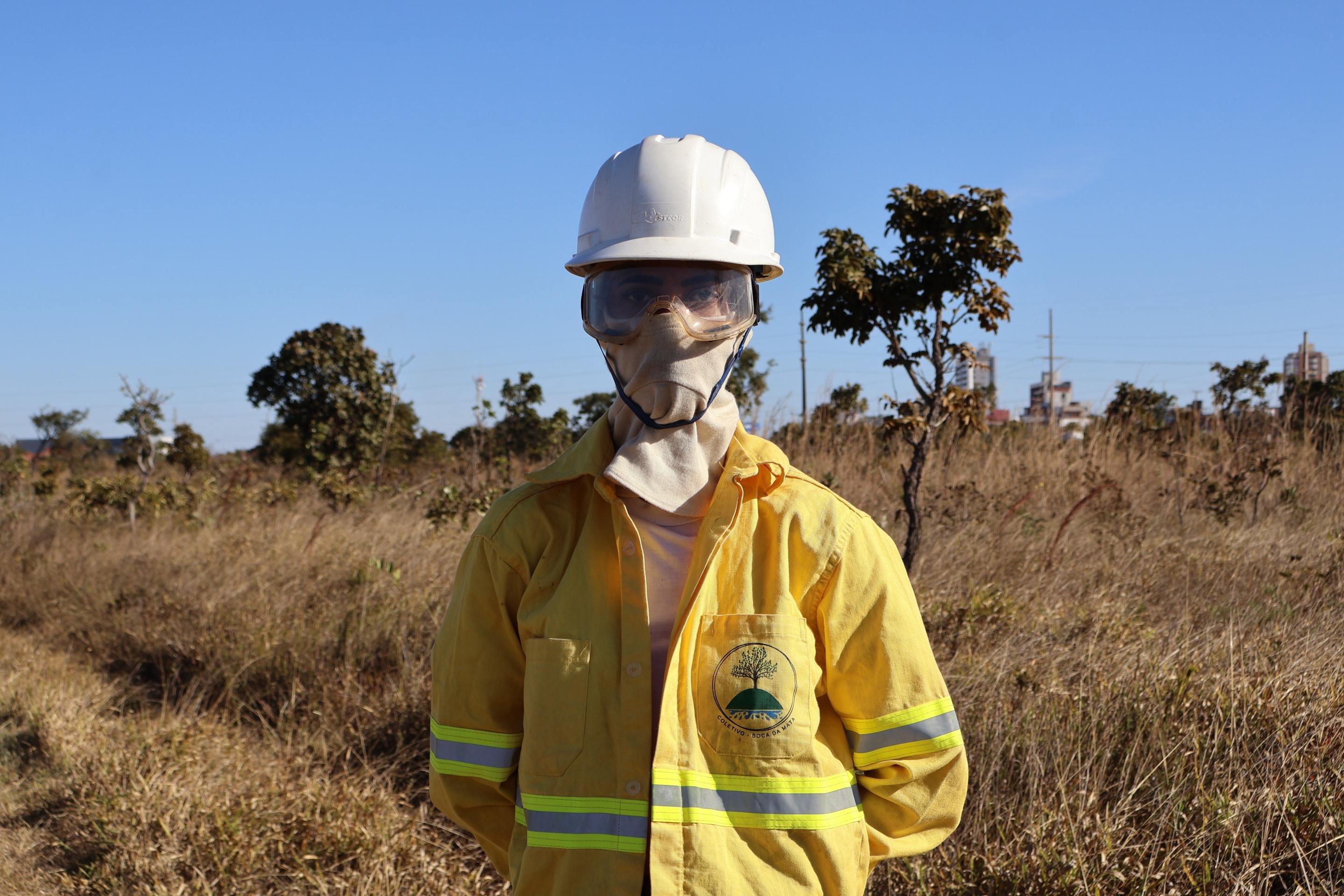  03/07/2025 Bruna Gaston CB/DA Press. Brigadista voluntária Raquel Noronha, Parque Boca da Mata       