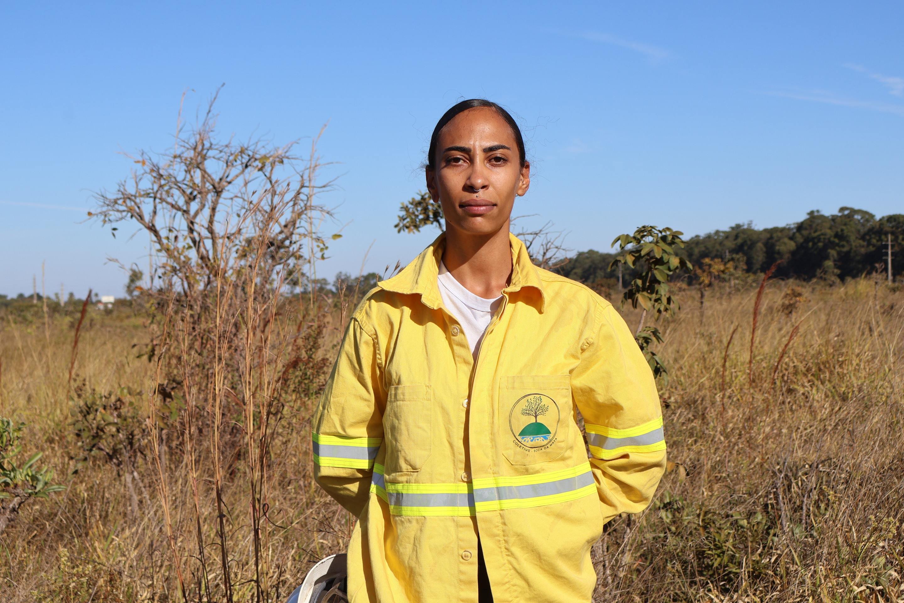  03/07/2025 Bruna Gaston CB/DA Press. Brigadista voluntária Raquel Noronha, Parque Boca da Mata       