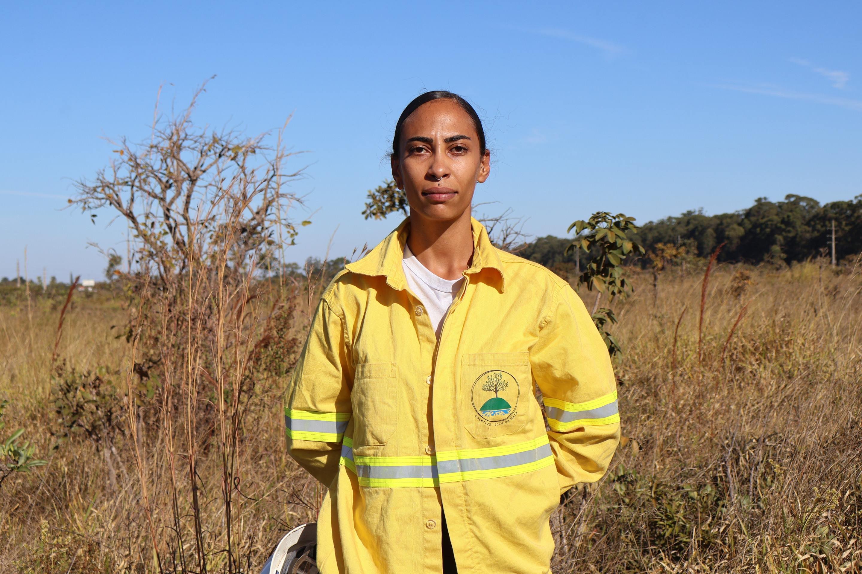  03/07/2025 Bruna Gaston CB/DA Press. Brigadista voluntária Raquel Noronha, Parque Boca da Mata       