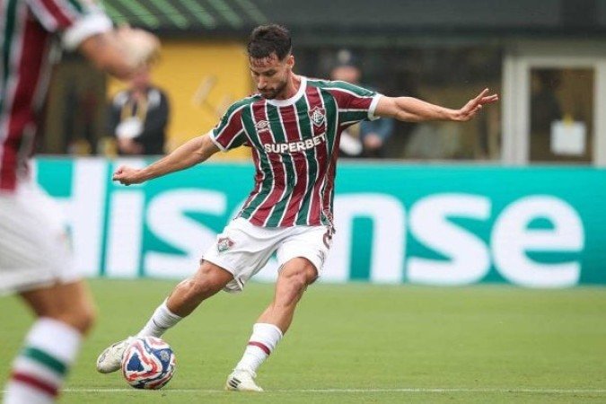 MARTINELLI - Mais uma vez foi uma peça fundamental do meio de campo do Tricolor. Ajudou na marcação em cima da equipe, além de marcar o primeiro gol do jogo. Lamentavelmente, levou um cartão amarelo na primeira etapa e foi substituído no intervalo. Nota: 7 - Foto: Marcelo Gonçalves/Fluminense