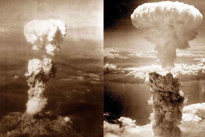 A única vez que armas nucleares foram usadas em um conflito foi no ataque a Hiroshima (foto) e Nagasaki - (crédito: Universal History Archive/Universal Images Group via Getty Images) A única vez que armas nucleares foram usadas em um conflito foi no ataque a Hiroshima (foto) e Nagasaki - (crédito: Universal History Archive/Universal Images Group via Getty Images)