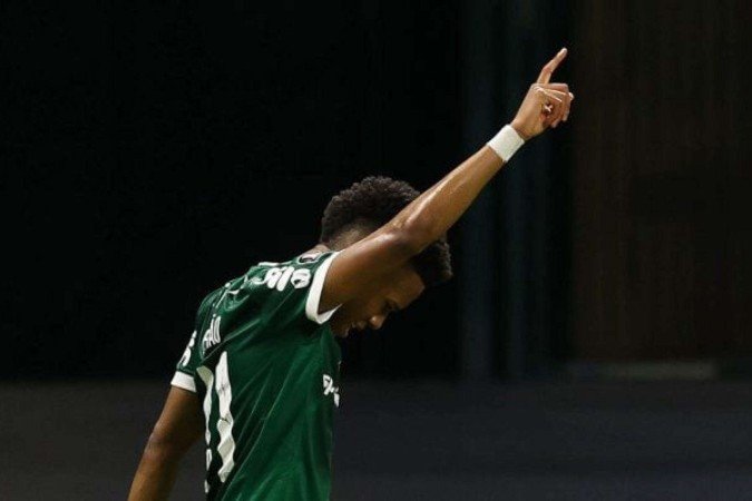Estevão pelo Palmeiras -  (crédito: Cesar Greco/Palmeiras)