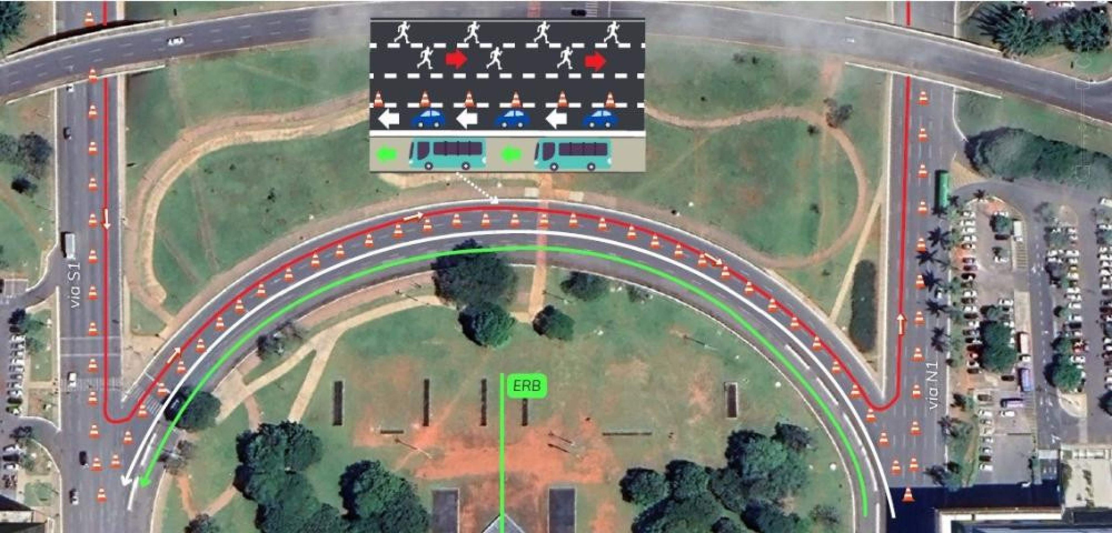As equipes de fiscalização do Detran-DF realizarão intervenções no trânsito