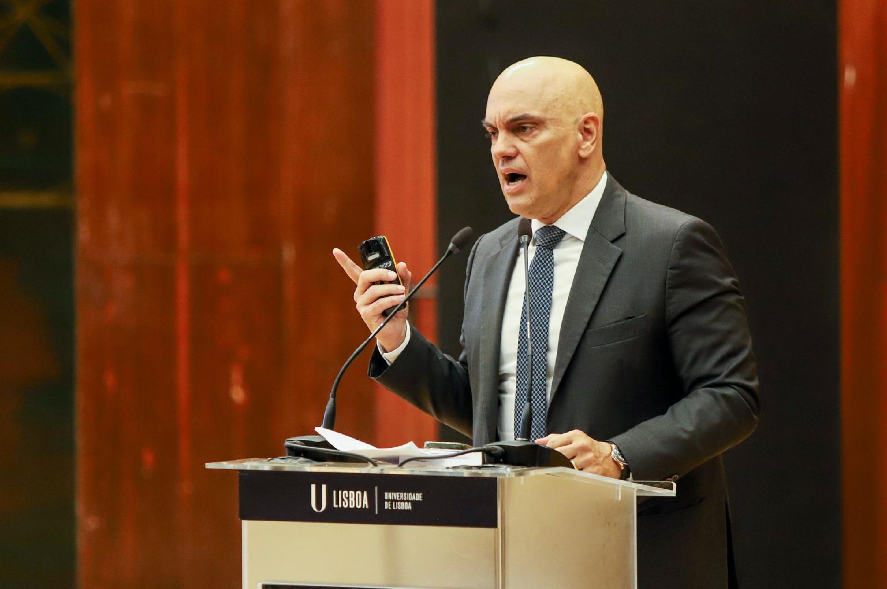 Ministro Alexandre de Moraes no F&oacute;rum de Lisboa 