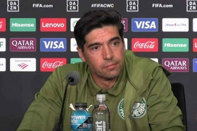 Abel Ferreira, técnico do Palmeiras - (crédito: Reprodução / TV Palmeiras) Abel Ferreira, técnico do Palmeiras - (crédito: Reprodução / TV Palmeiras)