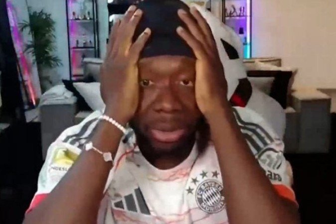 Davies se desespera com lesão de Musiala, companheiro de Bayern -  (crédito: Foto: reprodução de vídeo)