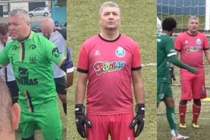 Conheça uma daquelas histórias incríveis que só o futebol pode proporcionar - (crédito: Foto: Arquivo Pessoal; FCF / TV; Reprodução) Conheça uma daquelas histórias incríveis que só o futebol pode proporcionar - (crédito: Foto: Arquivo Pessoal; FCF / TV; Reprodução)