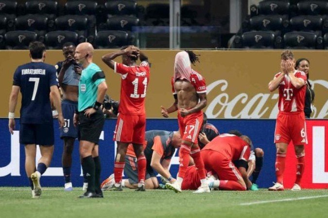 Musiala teve grave lesão durante o jogo contra o PSG - (crédito: Foto: Divulgacao/Fifa) Musiala teve grave lesão durante o jogo contra o PSG - (crédito: Foto: Divulgacao/Fifa)