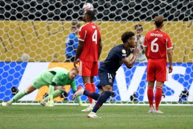 PSG vence Bayern e se garante na semifinal do Mundial de Clubes - (crédito: Foto: Megan Briggs/Getty Images) PSG vence Bayern e se garante na semifinal do Mundial de Clubes - (crédito: Foto: Megan Briggs/Getty Images)