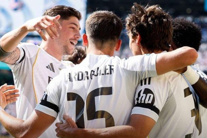 Em final de jogo maluco, Real Madrid bate o Borussia Dortmund e avança no Mundial de Clubes -  (crédito: Foto: Divulgação/ Real Madrid)