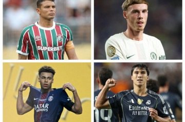 Thiago Silva é o veterano das semis com Cole Palmer (Chelsea), Doué (PSG) e Gonzalo Garcia (Real Madrid) -  (crédito: Marcelo Gonçalves/Fluminense e AFP)