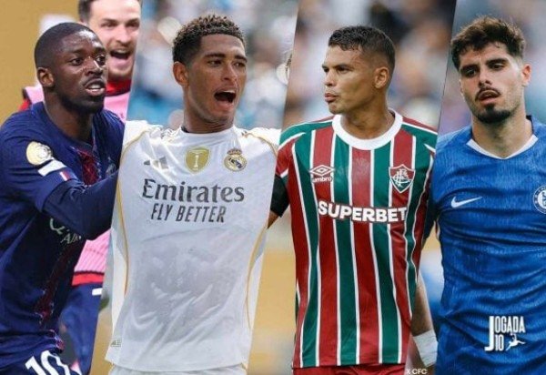 Fotos: Divulgação/ PSG; Divulgação/ Real Madrid; Marcelo Gonçalves/ FFC; Divulgação/ Chelsea