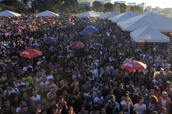  06/07/.2025 Ed Alves CB/DA Press. Cidades. Passeata LGBTQIA+ 2025 - Esplanada dos Ministerios. 