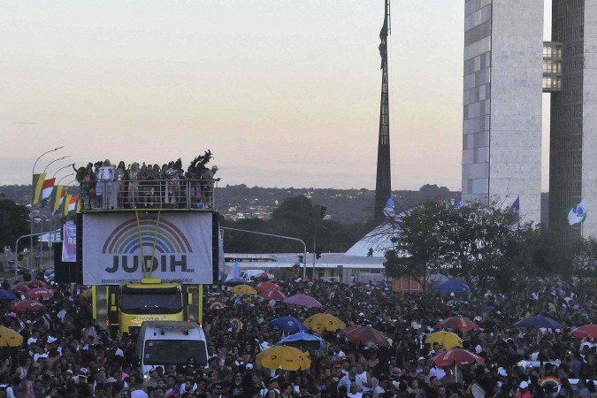  06/07/.2025 Ed Alves CB/DA Press. Cidades. Passeata LGBTQIA+ 2025 - Esplanada dos Ministerios. 