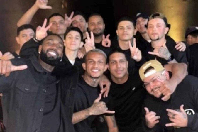 Gerson fez uma festa de despedida - (crédito: Foto: Reprodução de Instagram) Gerson fez uma festa de despedida - (crédito: Foto: Reprodução de Instagram)