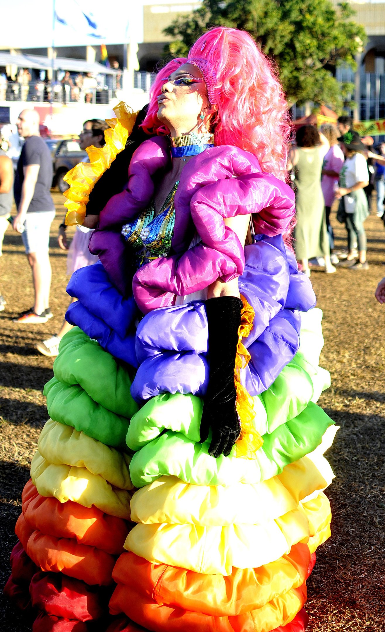  06/07/.2025 Ed Alves CB/DA Press. Cidades. Passeata LGBTQIA+ 2025 - Esplanada dos Ministerios. Na foto, Davilla. 