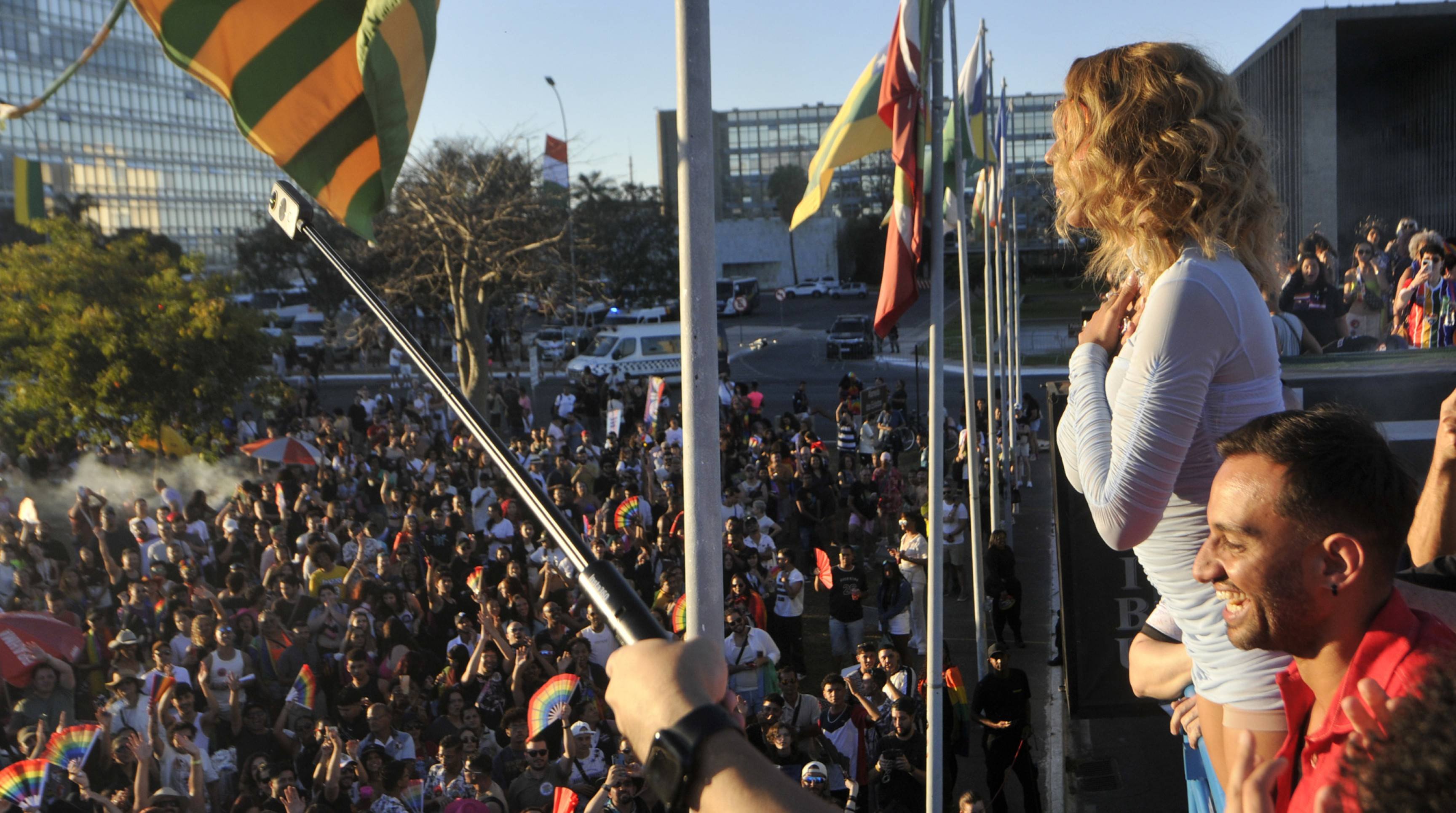  06/07/.2025 Ed Alves CB/DA Press. Cidades. Passeata LGBTQIA+ 2025 - Esplanada dos Ministerios. 