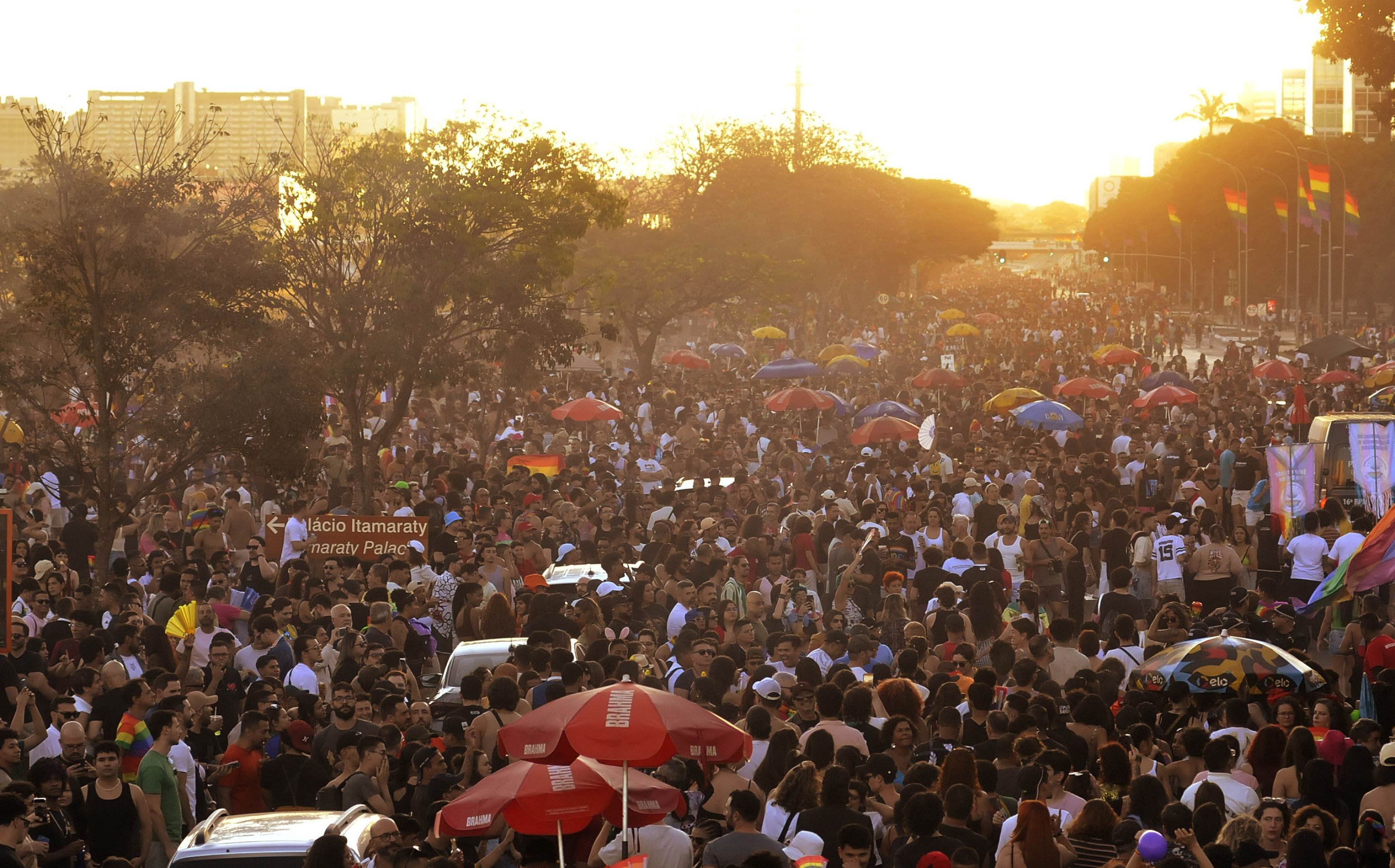  06/07/.2025 Ed Alves CB/DA Press. Cidades. Passeata LGBTQIA+ 2025 - Esplanada dos Ministerios. 