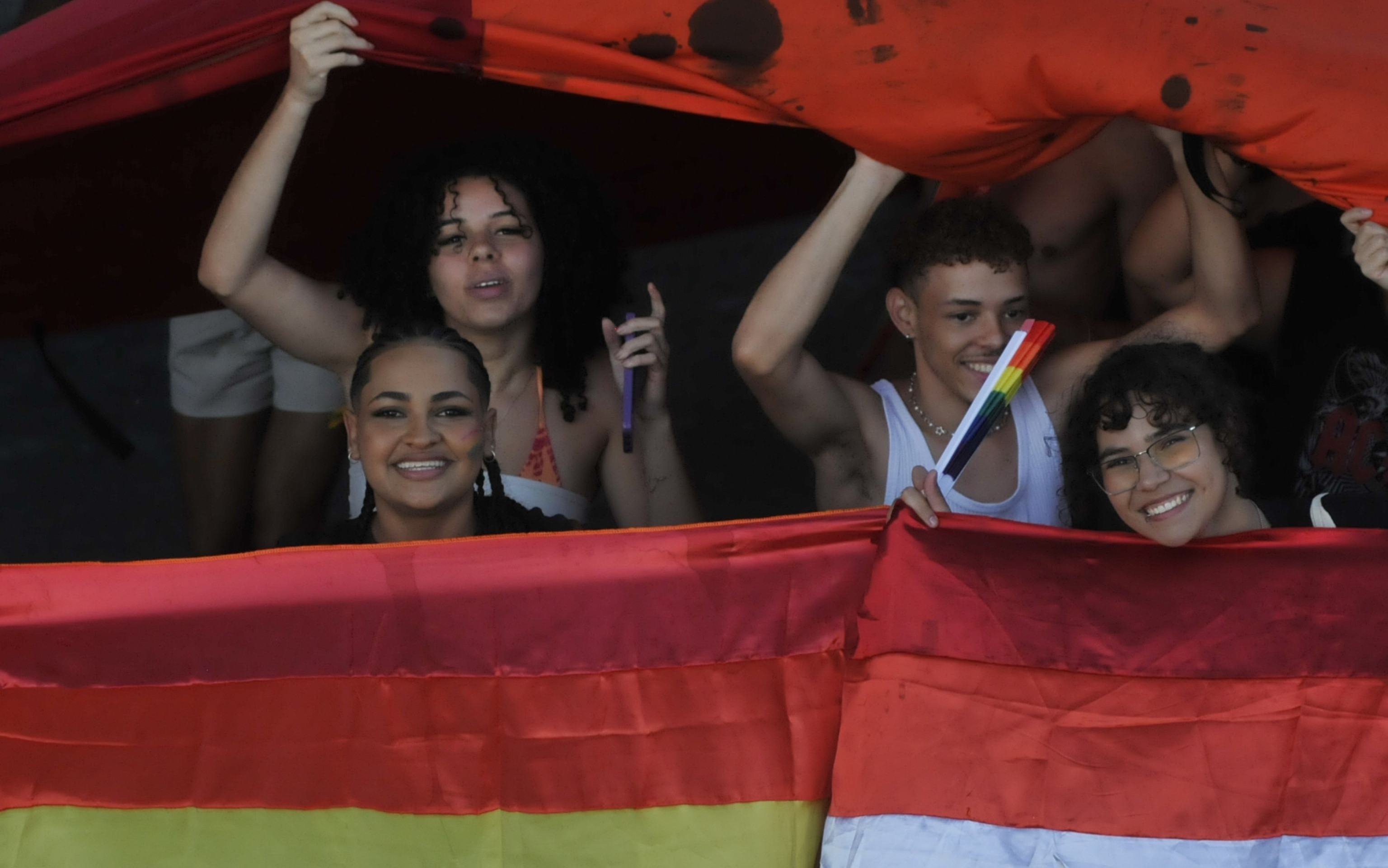  06/07/.2025 Ed Alves CB/DA Press. Cidades. Passeata LGBTQIA+ 2025 - Esplanada dos Ministerios. 