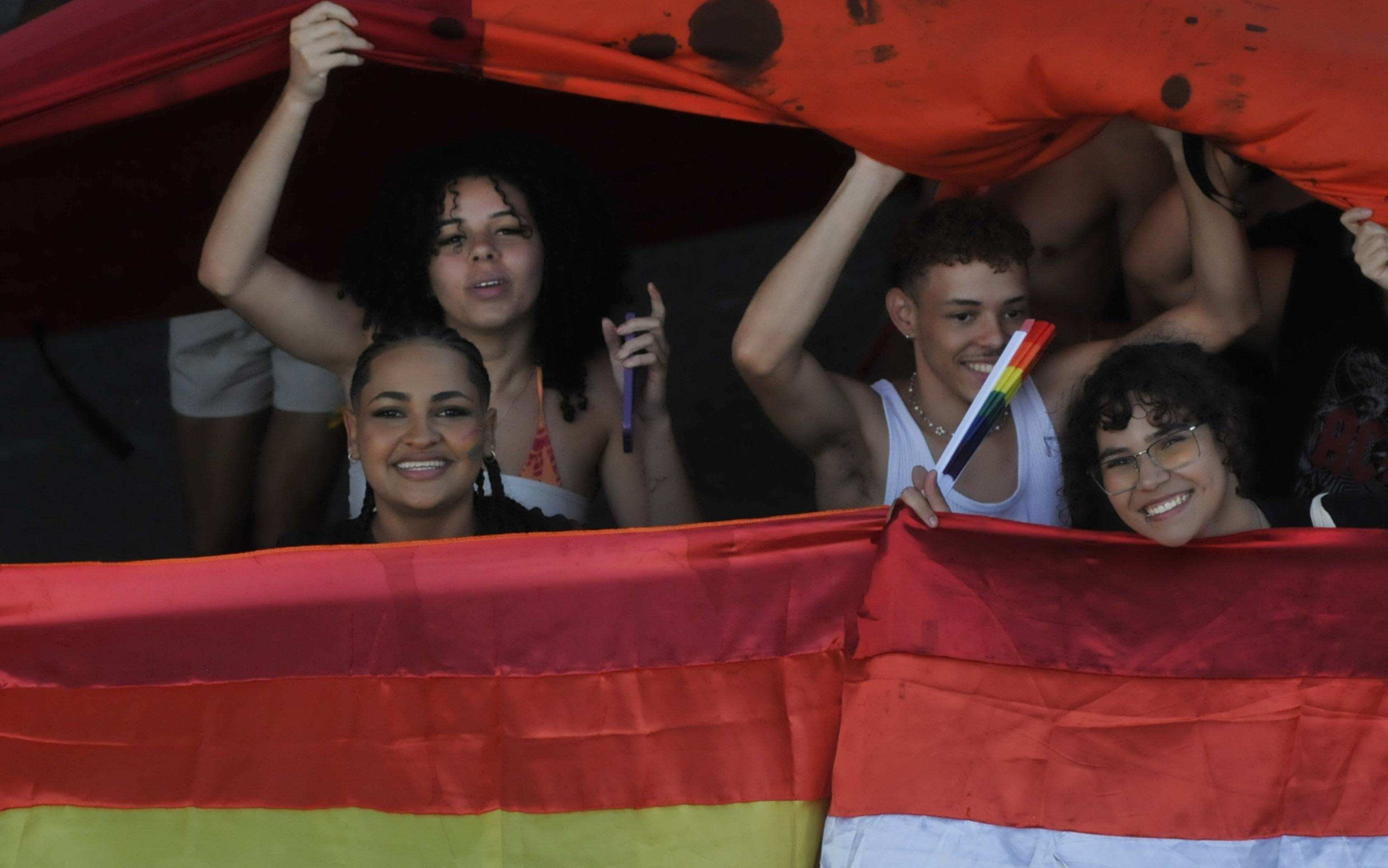  06/07/.2025 Ed Alves CB/DA Press. Cidades. Passeata LGBTQIA+ 2025 - Esplanada dos Ministerios. 