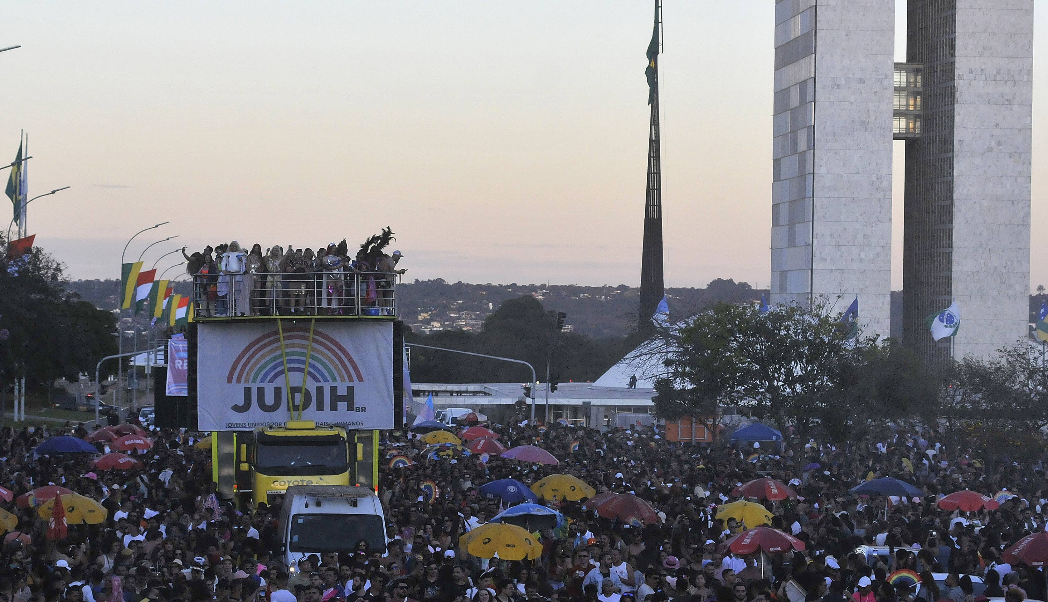  06/07/.2025 Ed Alves CB/DA Press. Cidades. Passeata LGBTQIA+ 2025 - Esplanada dos Ministerios. 