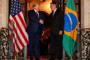 Trump envia mais uma carta de apoio a Bolsonaro -  (crédito: Alan Santos/PR)