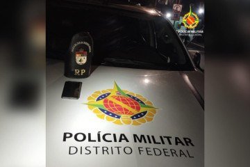 Ambos os autores do roubo confessaram ter pulado diversos muros e até caído de um telhado durante a fuga -  (crédito: Divulgação/PMDF)