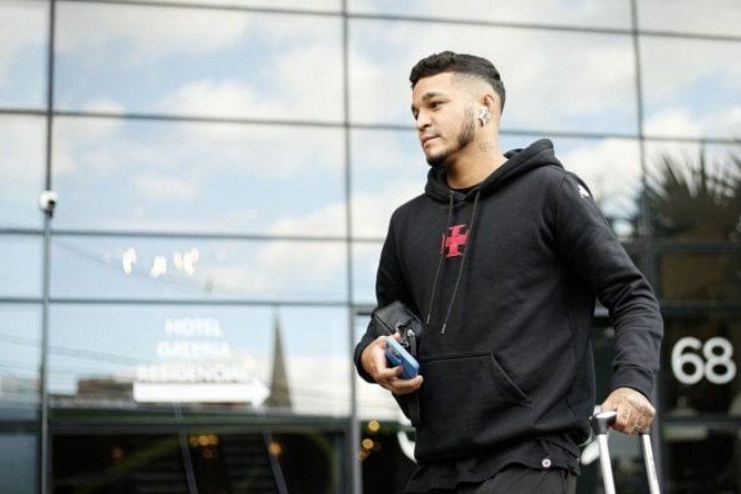 Adson enfrentará uma nova cirurgia pelo Vasco da Gama -  (crédito: Foto: Matheus Lima/Vasco)