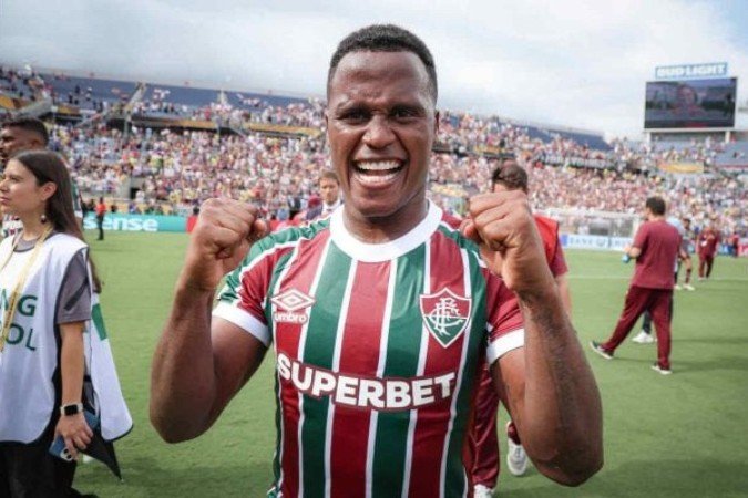 Arias é um dos destaques do Fluminense na campanha no Mundial de Clubes -  (crédito: Foto: Marcelo Gonçalves/Fluminense )