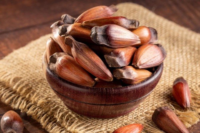 O pinhão é um alimento versátil e oferece inúmeros benefícios para a saúde (Imagem: 
WS-Studio | Shutterstock)  -  (crédito: EdiCase)
