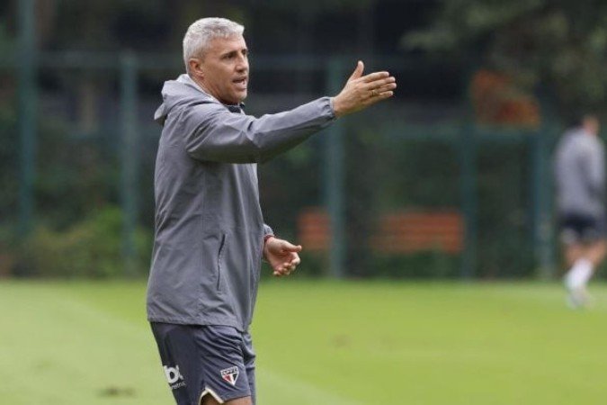 São Paulo ainda não inscreveu Crespo no BID -  (crédito: Foto: Rubens Chiri / São Paulo FC)