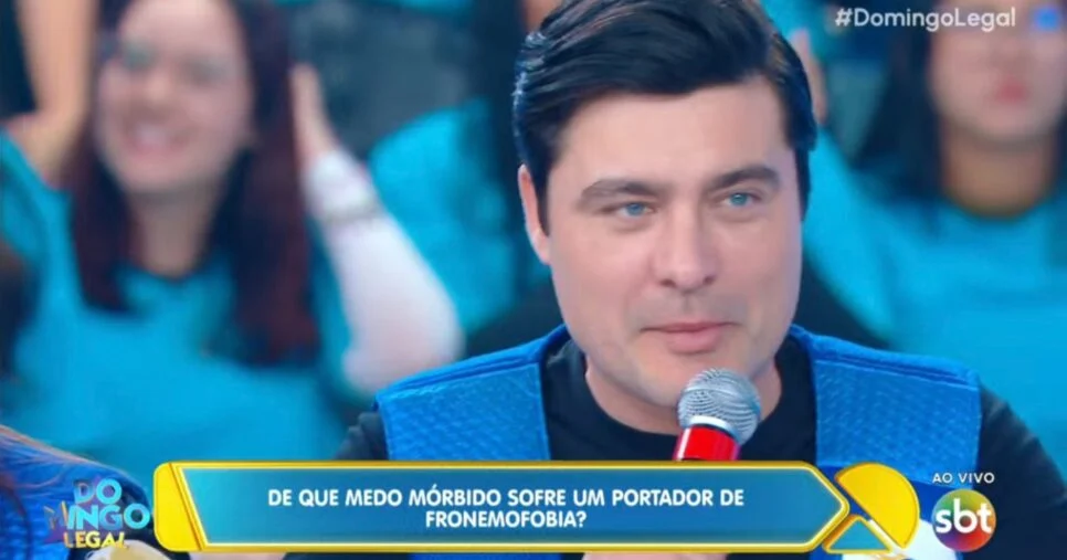 Guilherme Leicam -  (crédito: Reprodução/TV SBT)