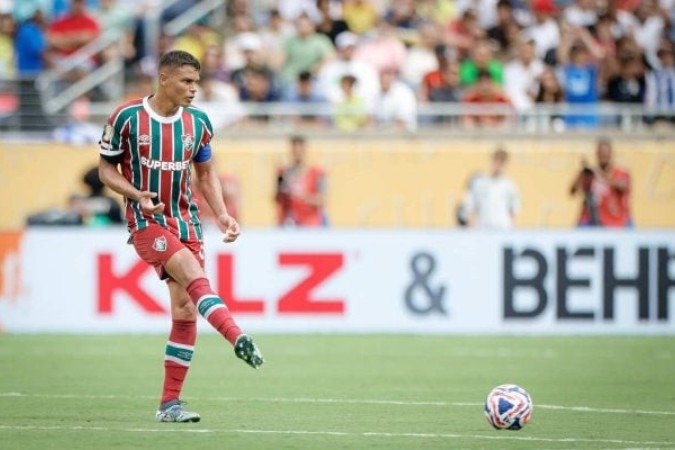 Thiago Silva tenta ajudar Fluminense com seu conhecimento sobre o elenco do Chelsea -  (crédito: Foto: Marcelo Gonçalves/Fluminense )