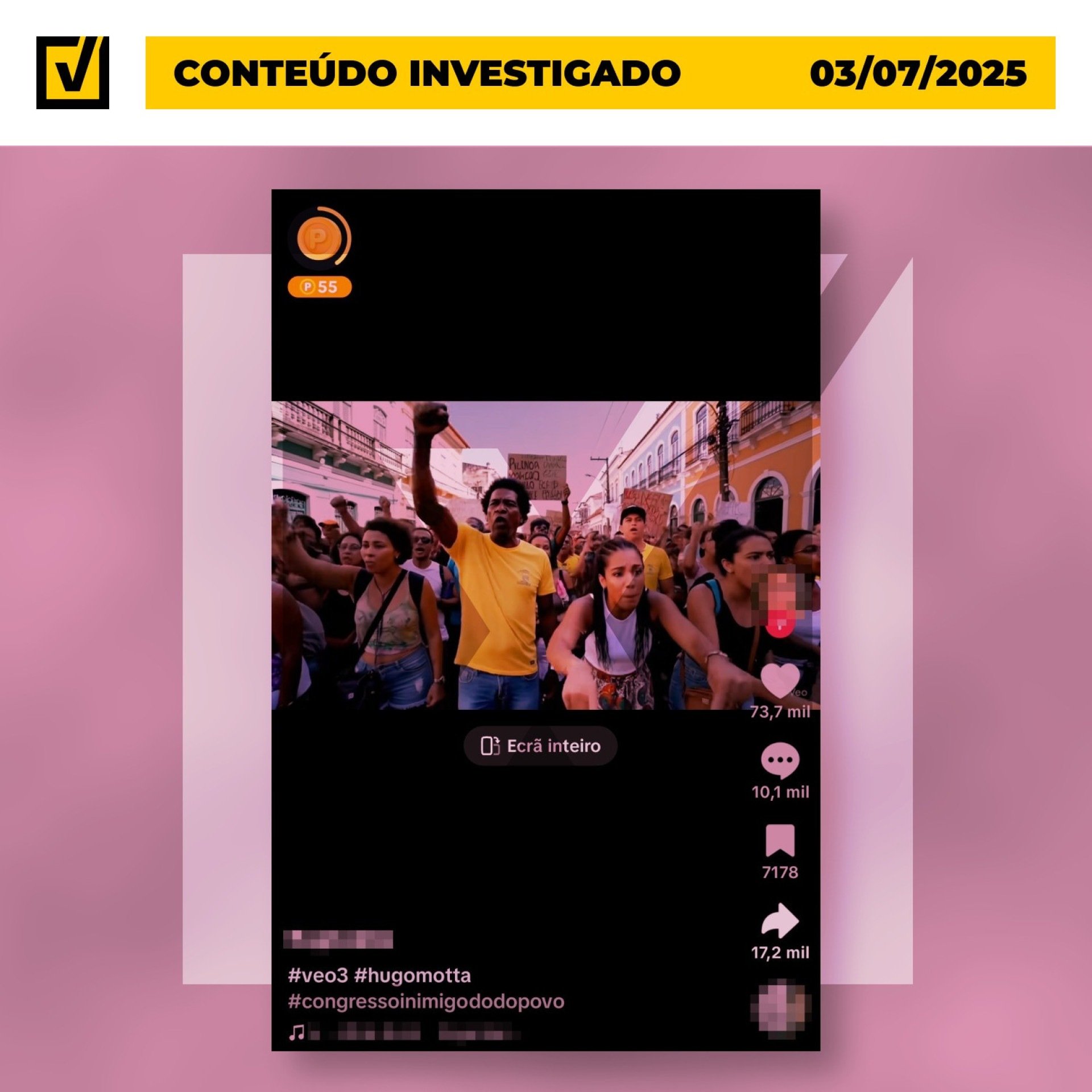 Vídeo usa IA para simular protesto contra Hugo Motta Vídeo usa IA para simular protesto contra Hugo Motta