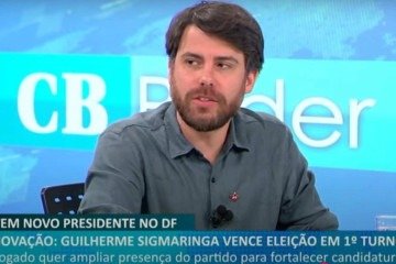 Guilherme Sigmaringa, presidente eleito do PT do Distrito Federal, é o entrevistado do CB.Poder desta terça-feira -  (crédito: Reprodução/Youtube)