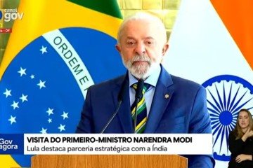 Lula: 'Lamentavelmente, estamos vendo os ensinamentos que Gandhi passou para a humanidade sendo jogados fora. O mundo está vivendo um período de conflitos, possivelmente tão grave quanto o da Segunda Guerra Mundial' -  (crédito: Reprodução Youtube)