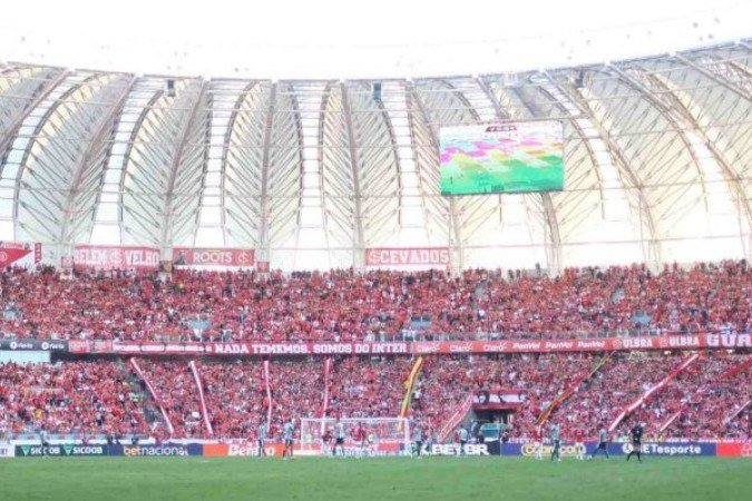 Internacional dá início à promoção de ingressos no embate que marca o seu retorno na temporada - (crédito: Foto: Ricardo Duarte / Internacional) Internacional dá início à promoção de ingressos no embate que marca o seu retorno na temporada - (crédito: Foto: Ricardo Duarte / Internacional)