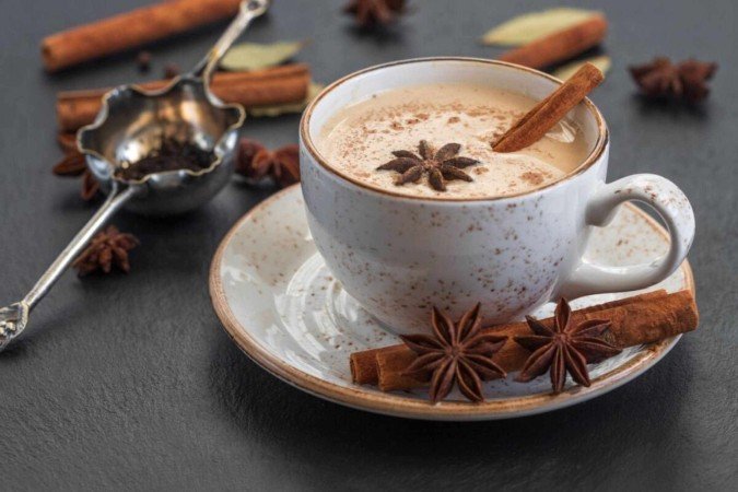 Chai latte (Imagem: miss.lemon | Shutterstock) - (crédito: EdiCase) Chai latte (Imagem: miss.lemon | Shutterstock) - (crédito: EdiCase)