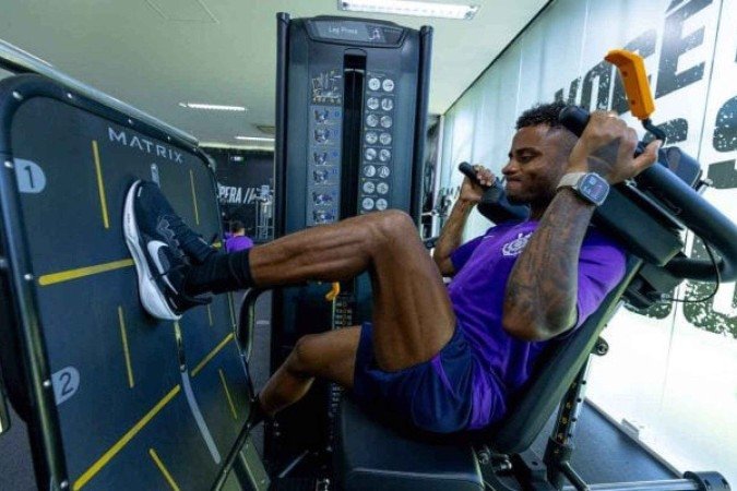 Diego Palacios vem treinando separado no Corinthians - (crédito: Foto: Rodrigo Coca/Agência Corinthians) Diego Palacios vem treinando separado no Corinthians - (crédito: Foto: Rodrigo Coca/Agência Corinthians)