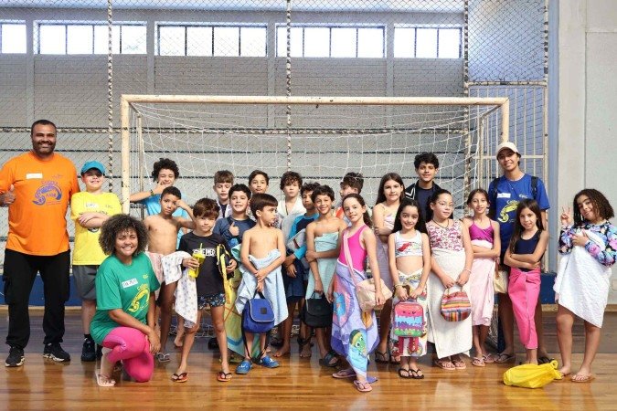 A Associação Atlética do Banco do Brasil (AABB) organizou duas semanas de muitas atividades para crianças de 3 a 14 anos