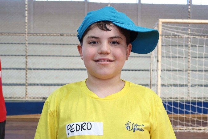 Pedro Mendes está gostando muito da colônia: 