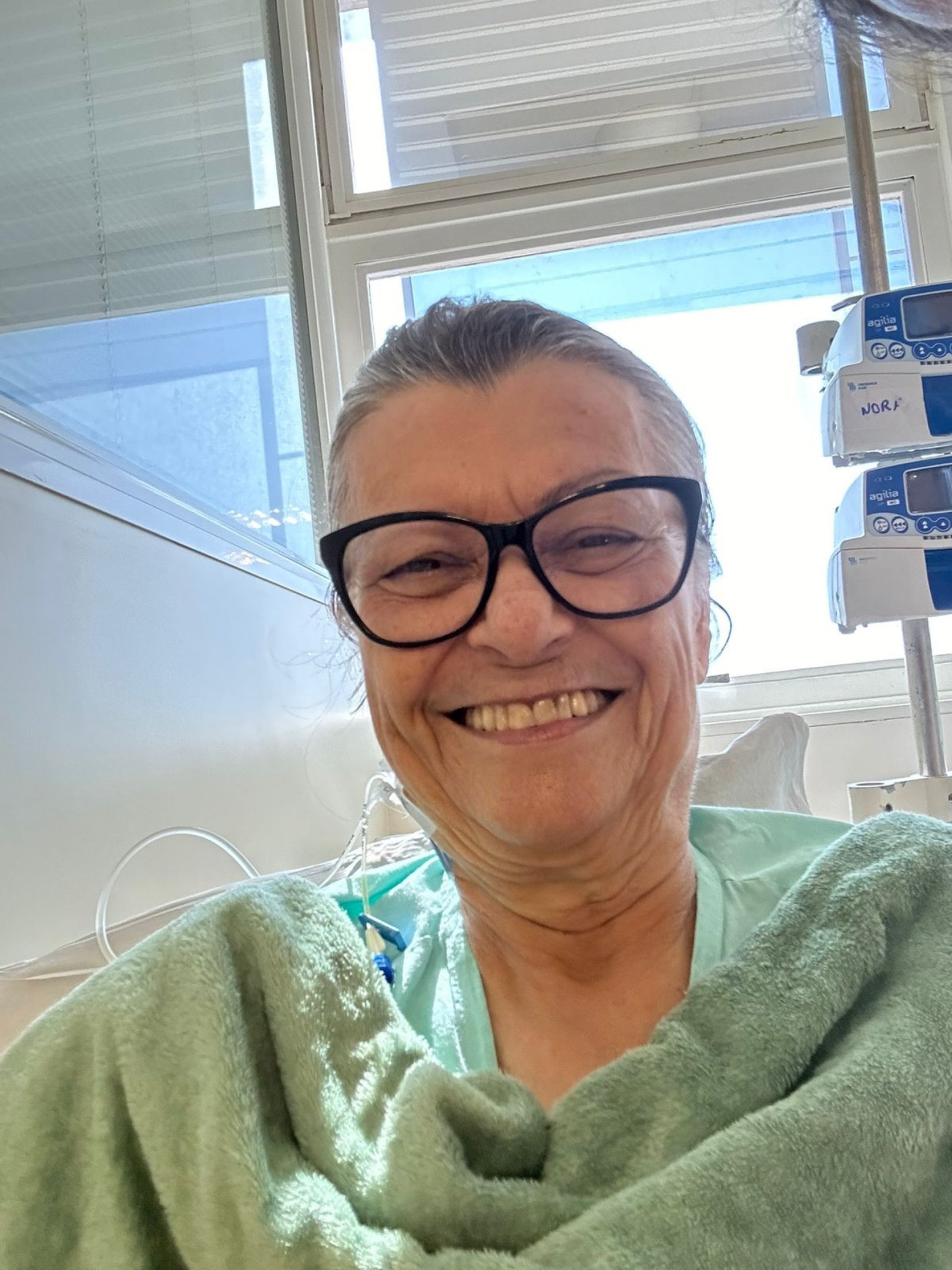 Maria Souza no hospital 