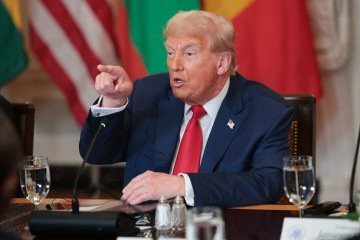 Encerrado antes da divulgação da carta do presidente americano, o pregão sofreu queda de 1,31%, após comentários que ele fez contra o Brics    -  (crédito:  Getty Images via AFP)