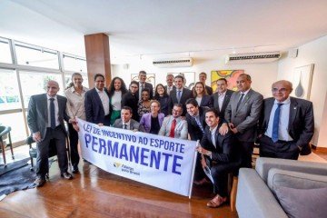 Comunidade esportiva cobra atualização na Lei de Incentivo - (crédito: Douglas Gomes/Lid Republicanos) Comunidade esportiva cobra atualização na Lei de Incentivo - (crédito: Douglas Gomes/Lid Republicanos)