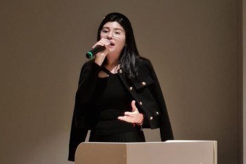O título do trabalho foi: 'Estupro simbolicamente como crime de guerra à luz do caso Mariana Ferrer' -  (crédito: Reprodução/Instagram/@maribferrer)