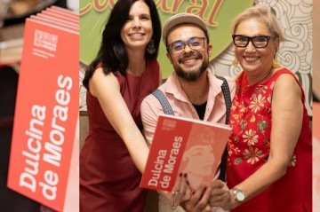 Livro sobre Dulcinad e Moraes foi escrito por Ana Maria Lopes e Marcia Zarur -  (crédito: Divulgaçao)